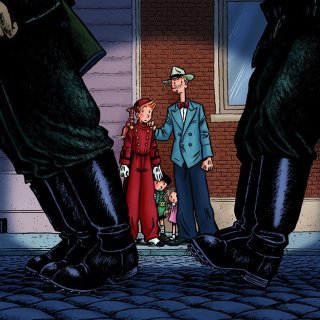 Spirou au Mémorial de la Shoah