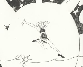 Exposition Anaïs Flogny ("Le jour du caillou", scénarisé par Vero Cazot)à la Galerie 9e Art (Paris)-
