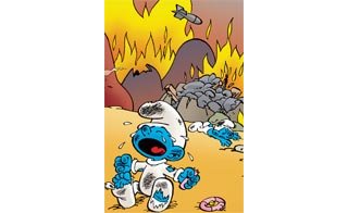 Les Schtroumpfs utilisés par l'Unicef dans une campagne choc