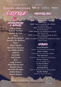 Les invités et le planning du 1er salon de la bande-dessinée érotique annoncés !