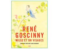 Goscinny, de face et de profil