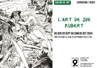 L'art de Joe Kubert à la Galerie du 9e Art (Paris)