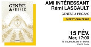 Ami Inintéressant et Rémi Lascault à la librairie Gibert 15bis (Paris)