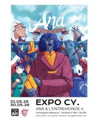 Exposition "Ana & l'Entremonde" de Cy chez Achetez de l'Art Bordeaux