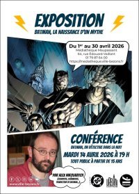 "Batman, un détective dans la nuit", par Alex Nikolavitch, à Bezons (Val d'Oise)