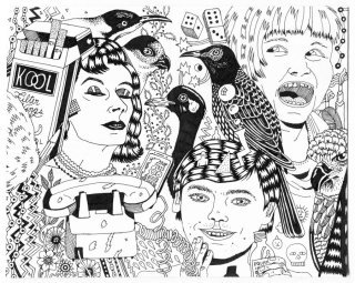 Exposition de Julie Doucet à la galerie Anne Barrault (Paris)