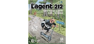 Kox et son Agent 212 font la circulation au Rouge-Cloître à Bruxelles