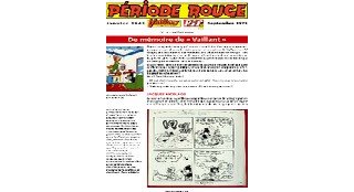 PR n° 3 : La mémoire toujours "Vaillante" !