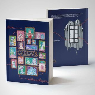 Tim pour sa nouvelle BD "Canevas" à la La librairie Un livre et une tasse de thé (Paris)