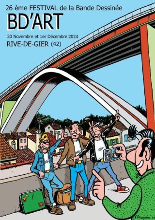 26e BD'ART : Frank Margerin à Rive-de-Gier