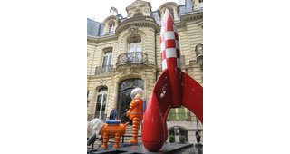 Record du monde pour une planche d'Hergé chez Artcurial
