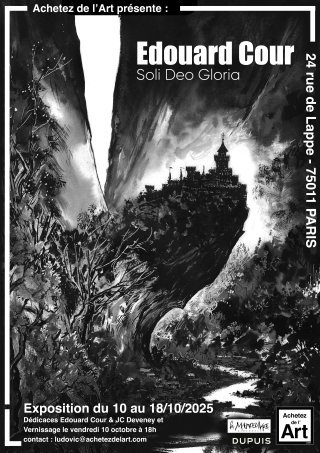 Exposition "Soli Deo Gloria" de Edouard Cour chez Achetez de l'Art Paris