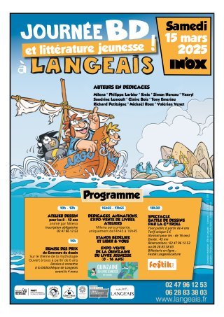 Journée BD et littérature jeunesse à Salle In'Ox à Langeais (37)