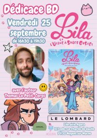 Thomas Le Petit-Corps ("Lila et l'usine à sales gosses") à la librairie Agora (Nogent sur Marne)