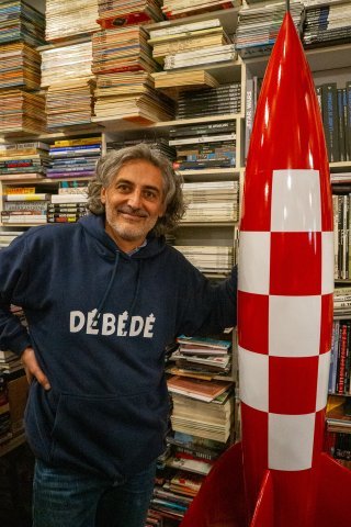 Débédé : « Gaston Lagaffe, c'était le héros parfait pour arriver au Québec » [VIDEO]