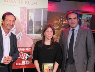Camille Jourdy, Grand Prix RTL 2009 pour la trilogie « Rosalie Blum » 