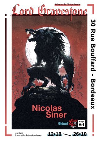 Exposition "Lord Gravestone" de Nicolas Siner à la galerie Achetez de l'Art de Bordeaux
