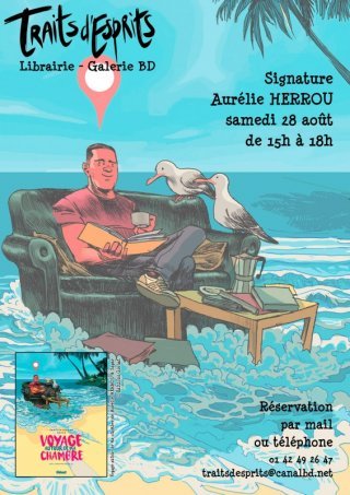 Aurélie Herrou chez Traits d'Esprits (Paris)