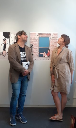 Eileen Hofer et Christopher : "On a senti qu'Audrey nous remerciait le jour du vernissage de l'exposition... " [INTERVIEW]