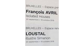 Loustal et François Avril surprennent chez Huberty-Breyne Bruxelles