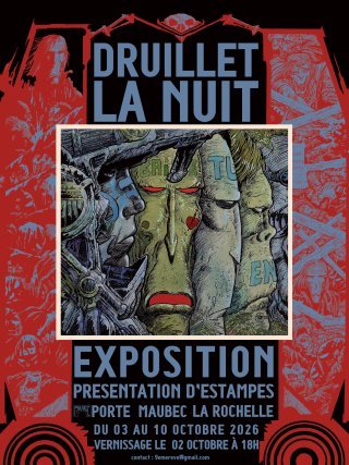 Exposition Philippe Druillet à l'espace Art Porte Maubec à La Rochelle