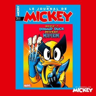 Donald devient Wolverine dans le nouveau Journal de Mickey