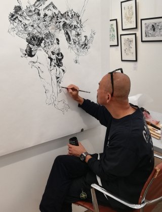 Le génie coréen du dessin Kim Jung Gi terrassé par une crise cardiaque à Paris