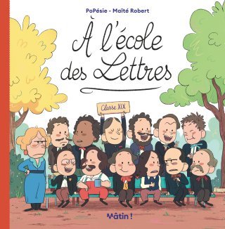 À l'École des lettres - par Popésie et Maïté Robert - Dargaud