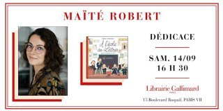 Dédicace BD avec Maïté Robert à la Librairie Gallimard (Paris)
