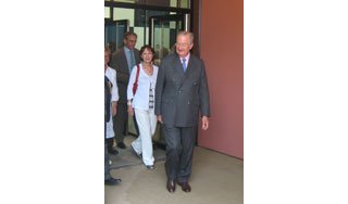 Le roi des Belges au Musée Hergé