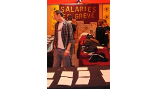 Angoulême 2011 : Le stand de l'Association occupé par les grévistes 