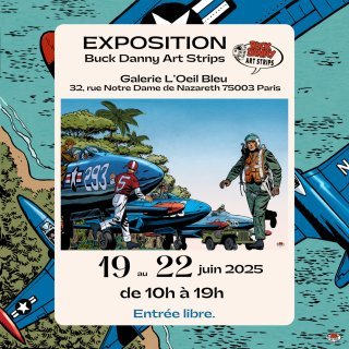 Art Strips dans le cockpit de Buck Danny