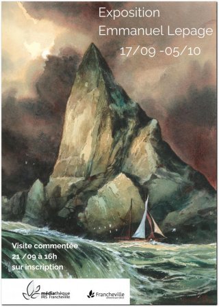 Exposition Emmanuel Lepage à la Médiathèque de Francheville ( 69340) 