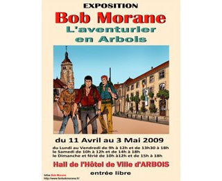 Exposition Bob Morane à Arbois (Jura)