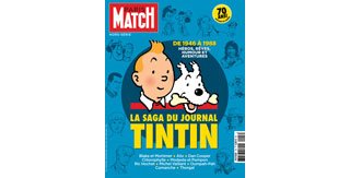 Paris-Match rend hommage au Journal Tintin