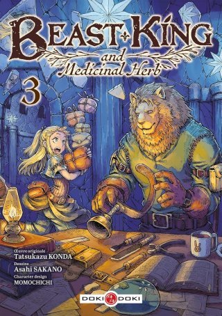 Beast King and Medicinal Herb T. 2 & T. 3 - Par Tatsukazu Konda & Asahi Sakano - Éd. Doki Doki