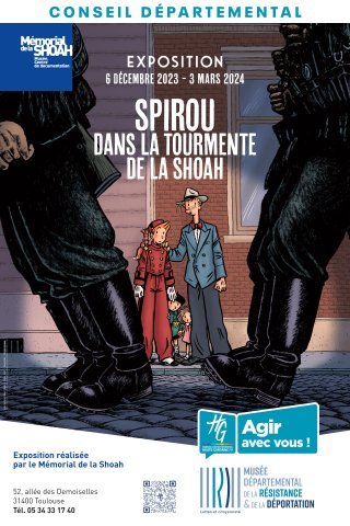 Spirou au Musée départemental de la Résistance et de la Déportation de Toulouse