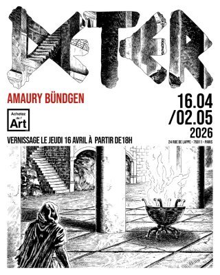 Exposition "Deter" de Amaury Bundgen chez Achetez de l'Art Paris