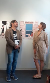 Eileen Hofer et Christopher : "On a senti qu'Audrey nous remerciait le jour du vernissage de l'exposition... " [INTERVIEW]