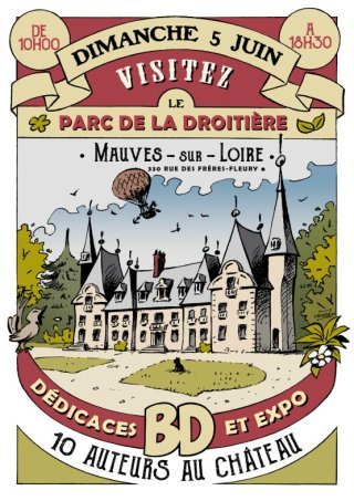 Salon BD, dédicaces et expos au Château de la droitière (44470 Mauves-sur-Loire)