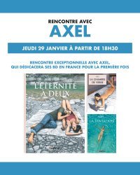 Axel dédicace ses albums pour la première fois en France, à Paris (11e)