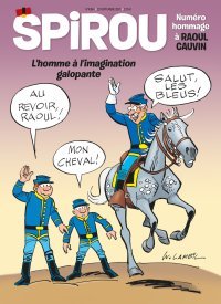 Spirou rend hommage à Raoul Cauvin