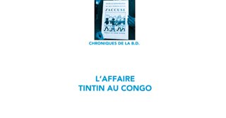 "Chronologie de la BD : L'Affaire Tintin au Congo ", une collection lancée pour les 20 ans d'ActuaBD.com