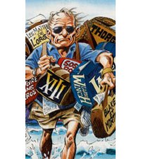 Jean Van Hamme en majesté au Musée de la BD à Bruxelles