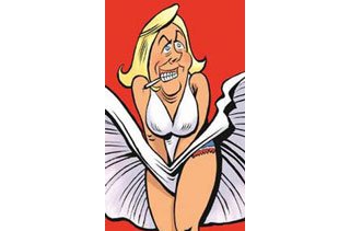 Bande dessinée : Marine Le Pen s'étale dans les étals