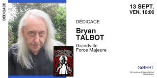 Le dessinateur anglais Bryan Talbot chez Gibert BD (Paris)