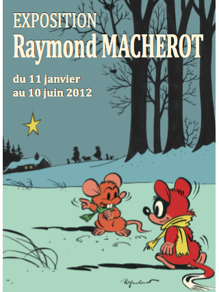 Exposition Raymond Macherot à la Maison de la BD (Bruxelles)