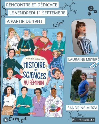 Rencontre-dédicace "Histoire des sciences au féminin"