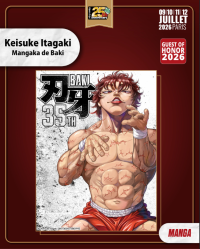 Keisuke Itagaki (Baki) invité d'honneur pour les 25 ans de la Japan Expo !