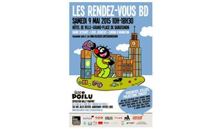 Les Rendez-vous BD 2015 de Quaregnon exposent Petit Poilu